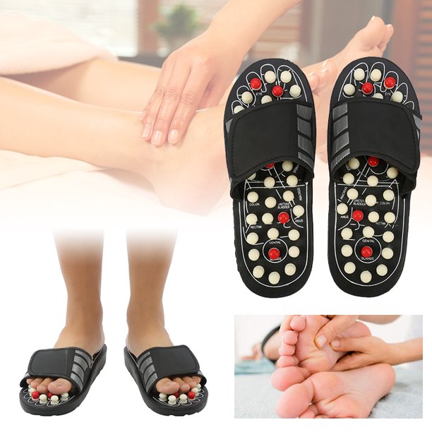Picture of Men's and Women's Acupressure Massage Slippers Leg Foot Massager