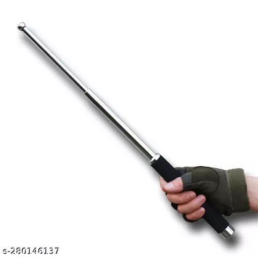 Picture of Portable Folding Stick Tool Stainless Steel Telescopic Rod-Self Defence Stick Walking Stick