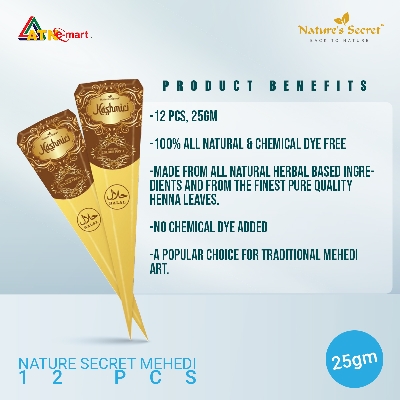 Picture of Nature Secret Mehedi 12 pieces 25gm