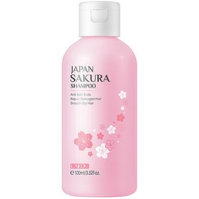 Picture of Laikou Japan Sakura Shampoo Repair Damaged Hair Moisturizing Nourishing Anti Dandruff Oil Control Shampoos Hair Cleansing Care-100ml