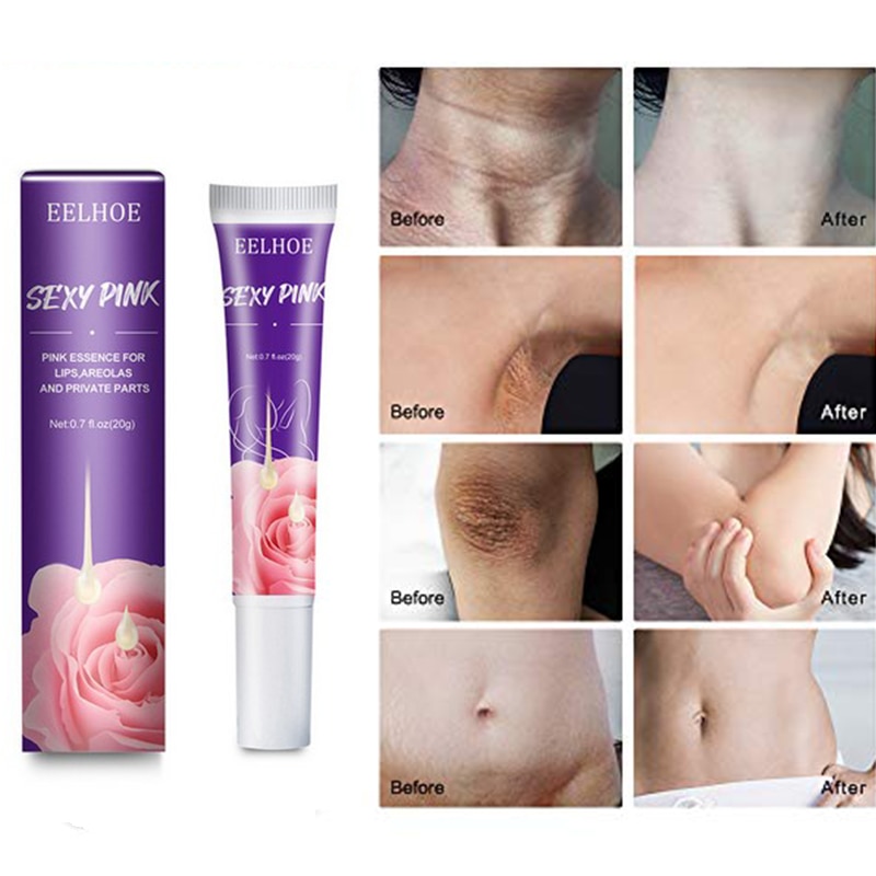 Picture of EELHOE sexy pink serum niacinamide lip areola private part whitening joints melanin removing skin care essence for women