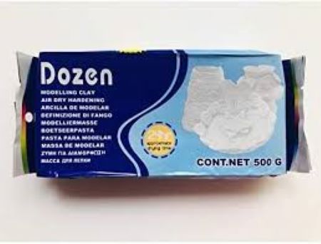 Picture of Dozen Air Dry Hardening Modelling Clay 500g