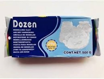 Picture of Dozen Air Dry Hardening Modelling Clay 500g