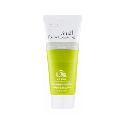 Picture of 3W Clinic Snail Cleansing Foam Facewash 100ml | Korea