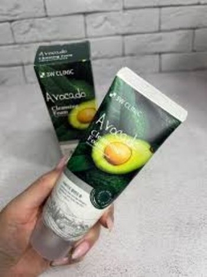 Picture of 3W Clinic Avocado Cleansing Foam Facewash 100ml | Korea