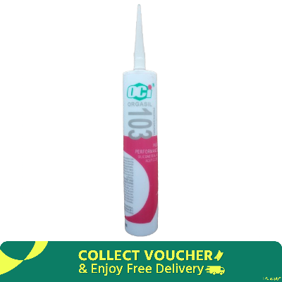 Picture of OCI Professional Silicon Sealant/300gm/103/OCI Orgasil/Silicon Gum/Rubber sealant/Hardware tools/Ceramic,glass,tiles,aluminium,wood sealant/Made in China