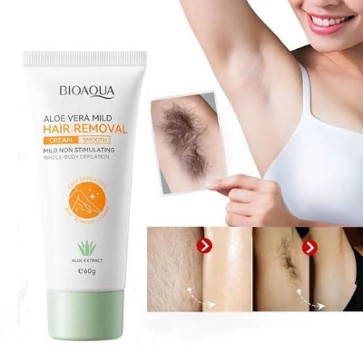 Picture of BIOAOUA Aloe Vera Hair Removal Cream-60gm