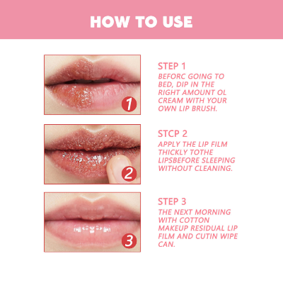 Picture of EELHOE Pink Lips Scrub Exfoliator Dead Skin Removal Lightening Fade Lip Lines Anti Dryness Moisturizing Makeup Lip Care Products