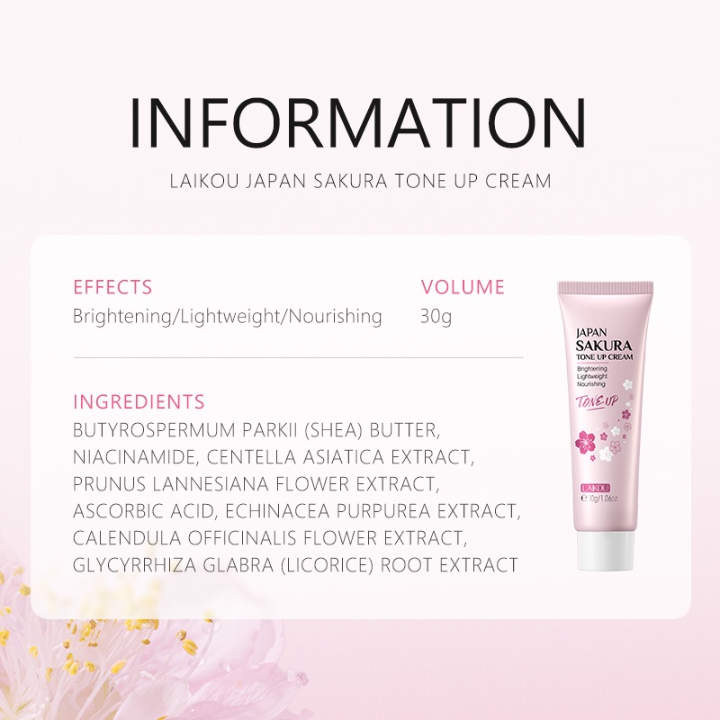 Picture of Japan Sakura Tone up Cream30g