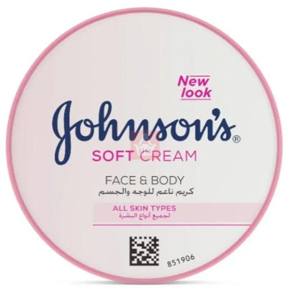 Picture of Johnson's soft cream face &body all skin types 200ml
