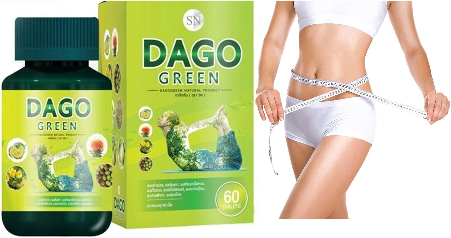 Picture of DAGO Green Detox Herbal Slimming Clean Detoxification 60 Tablets