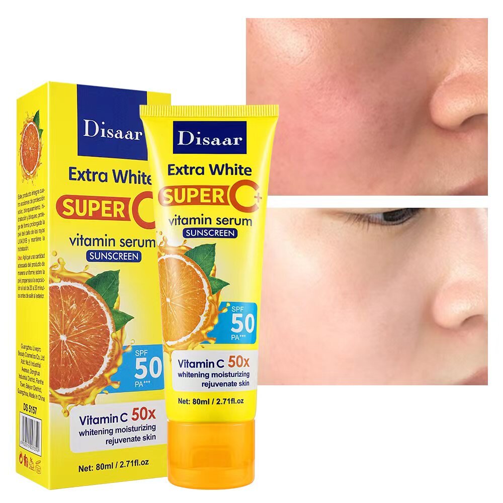 Picture of Disaar Extra White Super C+ Vitamin C Serum Sunscreen 80ml