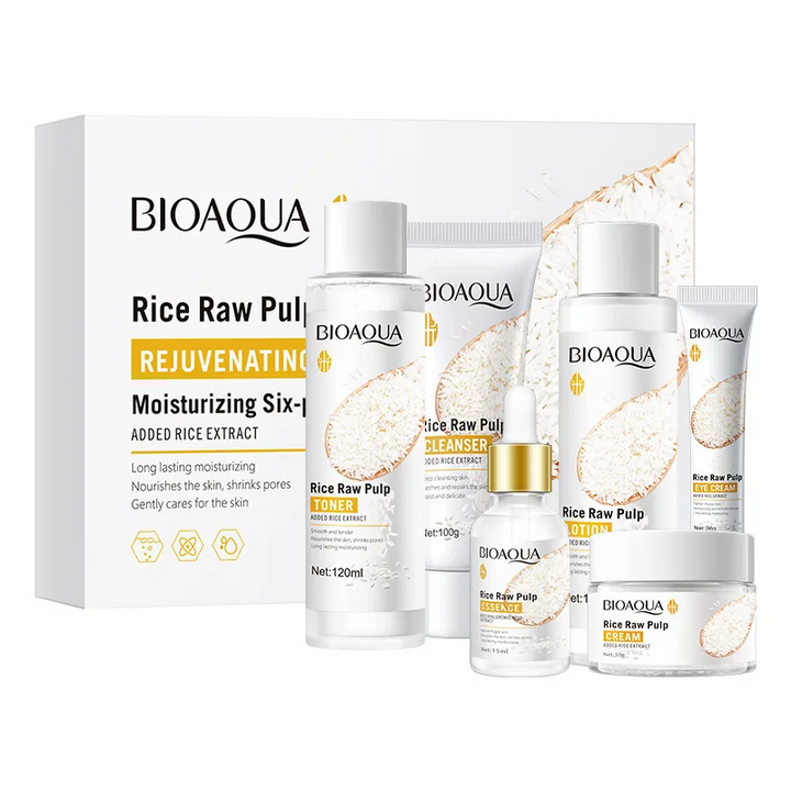 Picture of BIOAQUA Rice Raw Pulp Skin Care Rejuvenating Set