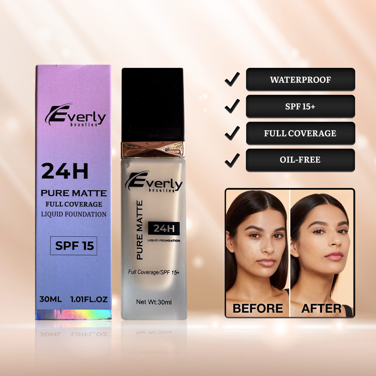Picture of Everly Beauties Full Coverage Foundation