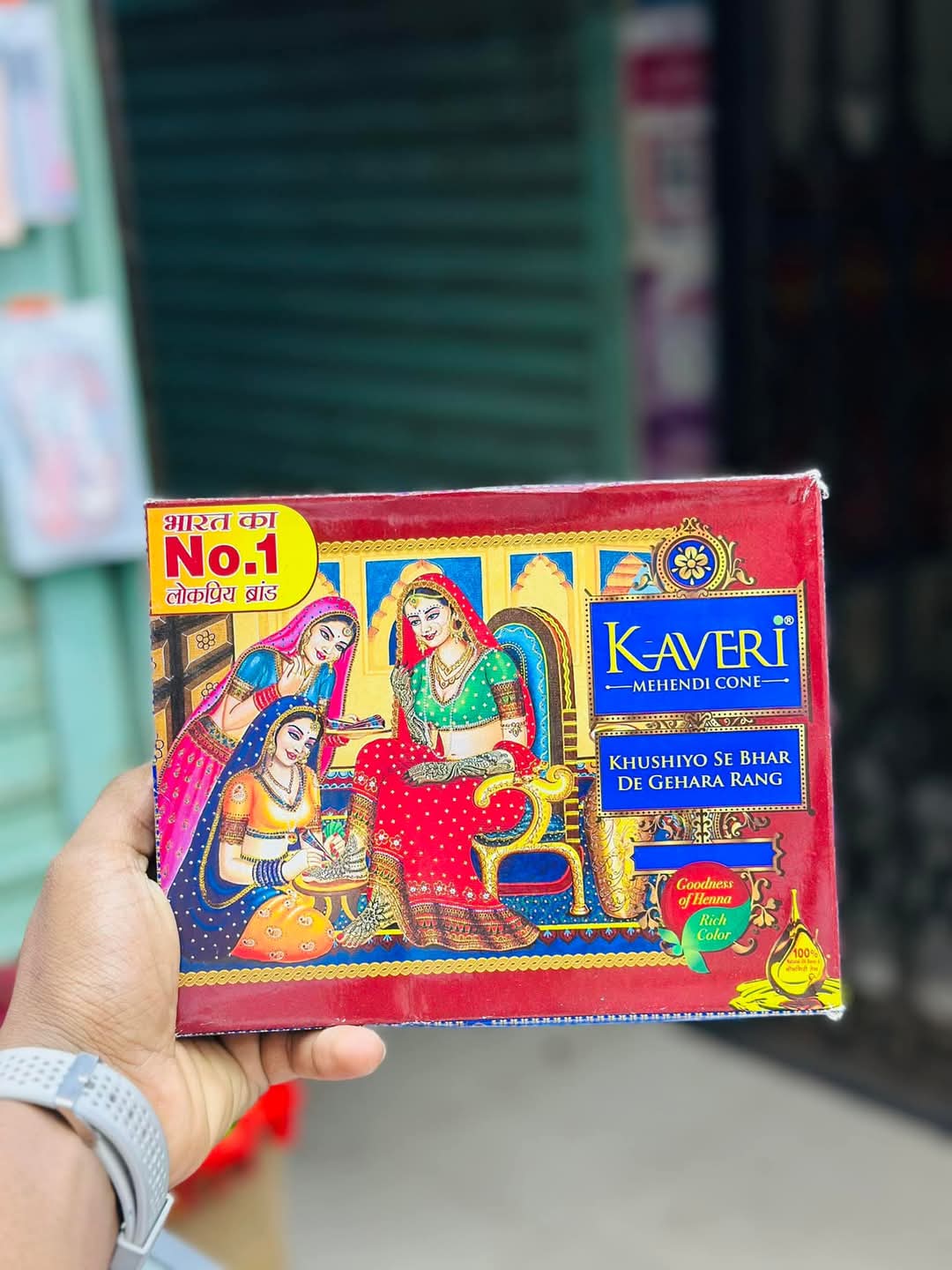 Picture of Authentic Kaveri Mehendi Cone 3pc