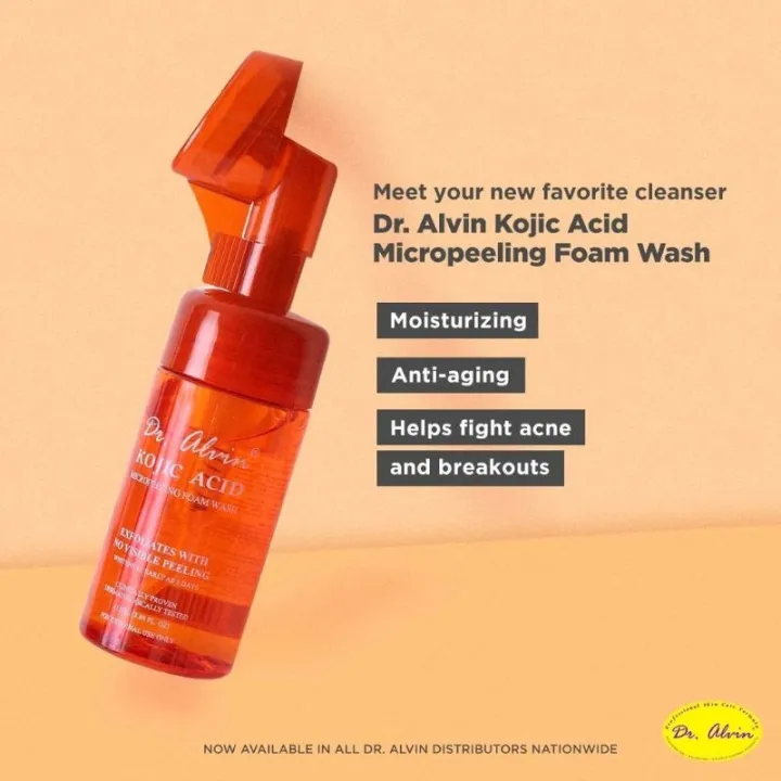 Picture of Dr Alvin Kojic Acid Micropeeling Exfoliating Foaming Wash 115ml