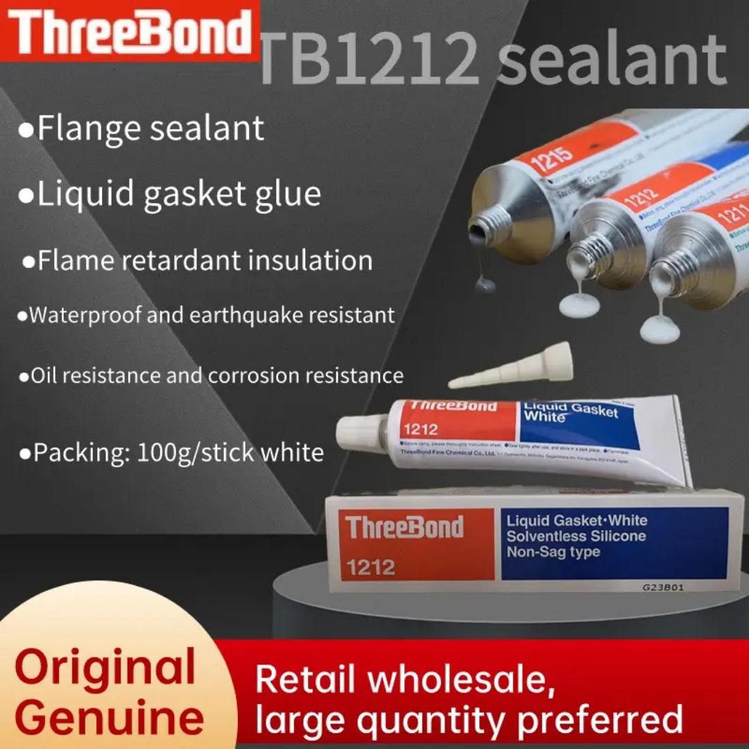 Picture of ThreeBond 1212 Liquid Gasket White (Solventless Silicone, Non-Sag Type)