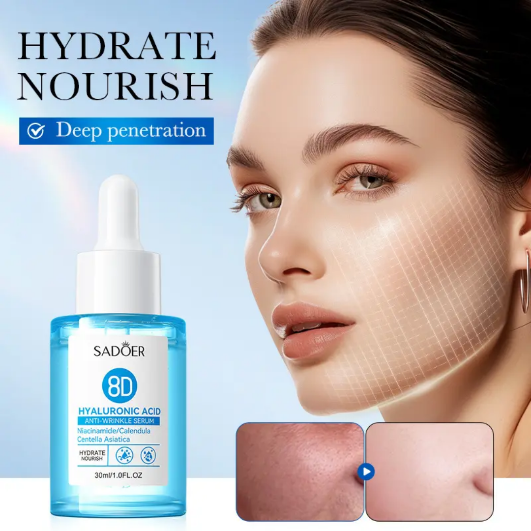 Picture of SADOER 8D Hyaluronic Acid Anti-Wrinkle Serum Niacinamide/Calendula Centella Asiatica 30ml
