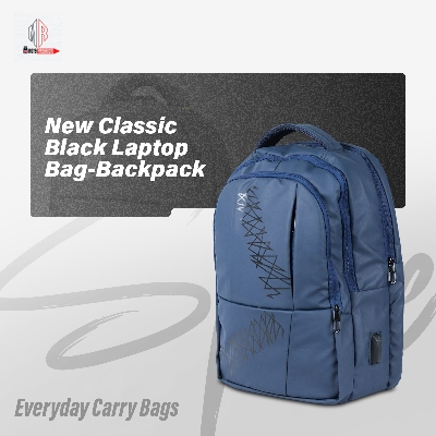 Picture of New Classic Black Laptop Bag-Backpack
