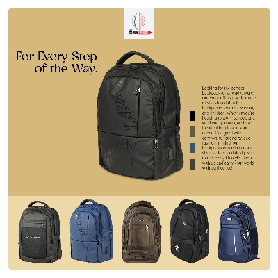 Picture of New Classic Black Laptop Bag-Backpack