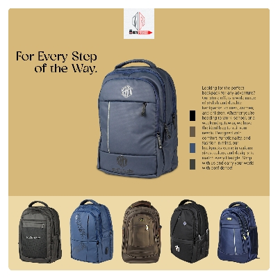 Picture of New Classic Black Laptop Bag-Backpack