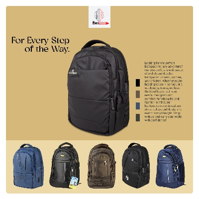 Picture of New Classic Black Laptop Bag-Backpack
