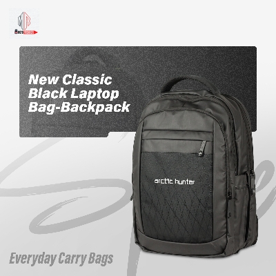 Picture of New Classic Black Laptop Bag-Backpack