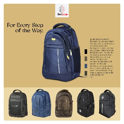 Picture of New Classic Black Laptop Bag-Backpack