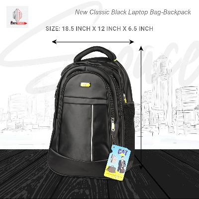 Picture of New Classic Black Laptop Bag-Backpack