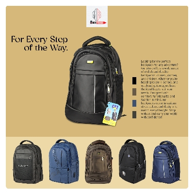 Picture of New Classic Black Laptop Bag-Backpack