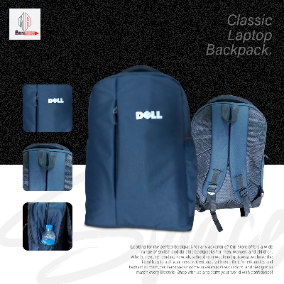 Picture of Classic Travel Backpack for Men and Women - Travel Bag - Waterproof Fabric - Laptop Bag - Rainproof - Blue