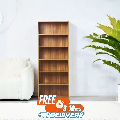 Picture of (Test Product)  Furnisha  Furnisha 6 Shelf Bookcase File Cabinet Book Shelf for Home & Office