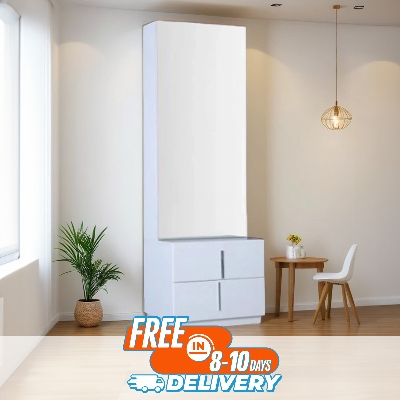 Picture of (Test Product)  Furnisha  Furnisha Vanity Dressing Table With Mirror  Inner Storage for cosmetic and 2 storage Drawer