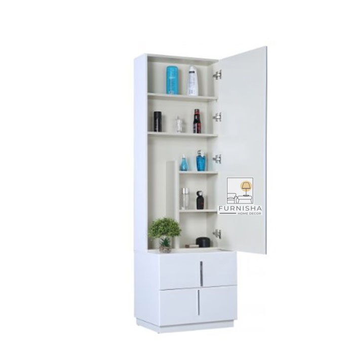 Picture of (Test Product)  Furnisha  Furnisha Vanity Dressing Table With Mirror  Inner Storage for cosmetic and 2 storage Drawer