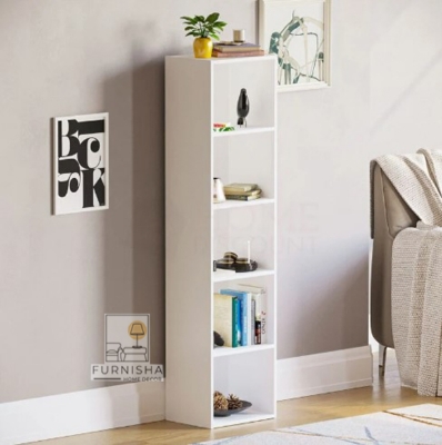 Picture of (Test Product) Furnisha  Furnisha 5/4/3/2 Tier Cube Bookcase Shelving Storage Unit, White - Book Shelf