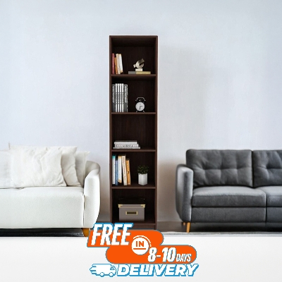 Picture of (Test Product) Furnisha  Furnisha 5-Tier Bookcase, Books Storage File Cabinet, Storage Unit for Home & Office