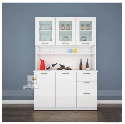 Picture of (Test Product) Furnisha  Furnisha Kitchen Rack/Multi-Purpose Storage Cabinet - Versatile Storage Solution For Organizing Crockery, Kitchen Essentials, And Display Items