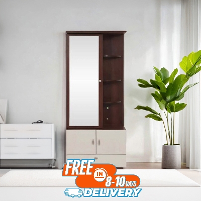 Picture of (Test Product) Furnisha  Furnisha engineerwood Melamine Board Torin Dressing Table- Walnut+White