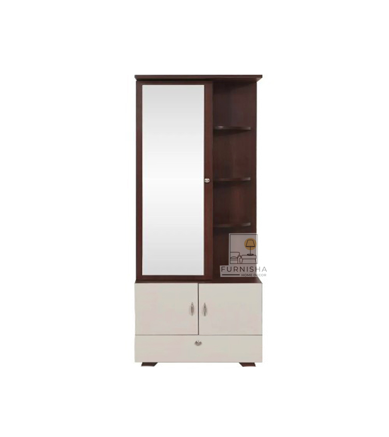 Picture of (Test Product) Furnisha  Furnisha engineerwood Melamine Board Torin Dressing Table- Walnut+White