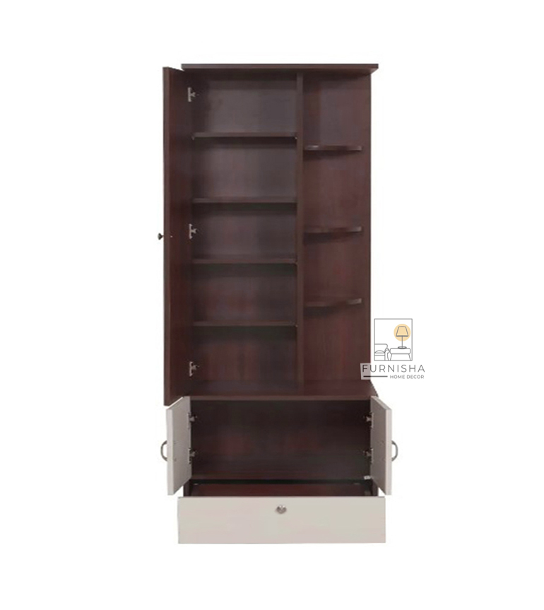 Picture of (Test Product) Furnisha  Furnisha engineerwood Melamine Board Torin Dressing Table- Walnut+White