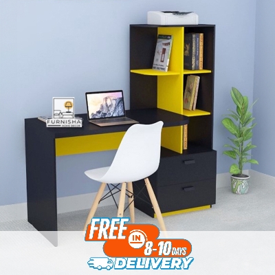 Picture of (Test Product) Furnisha  Modern Reading Table With Storage Holder Portable And Foldable Laptop - Computer Table - Stay Organized With Convenient Storage Solution