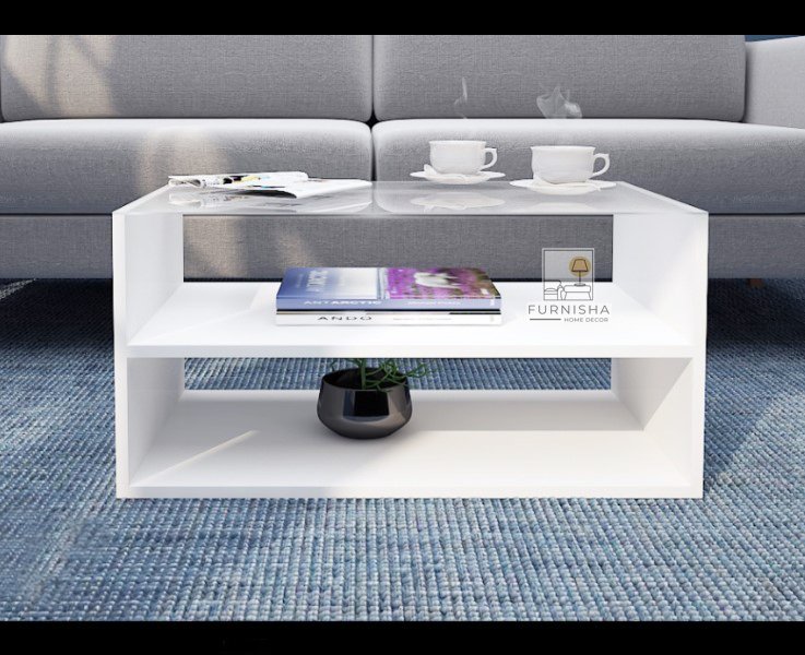 Picture of (Test Product)  Furnisha  Nice Looking Center Table/Coffee Table/ Tea Table-Laminated Board Desk & Table