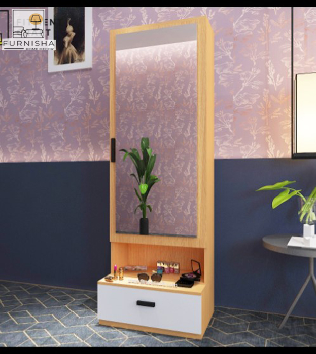 Picture of (Test Product)  Furnisha  Furnisha Modern Dressing Table For Sweet Home (Finish Color - Beech) - Dressing Table