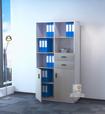 Picture of (Test Product) Furnisha  Furnisha File Cabinet With Storage/ Office Cabinet, Bookshelf, Large Storage (Finish Color - Albino+White)