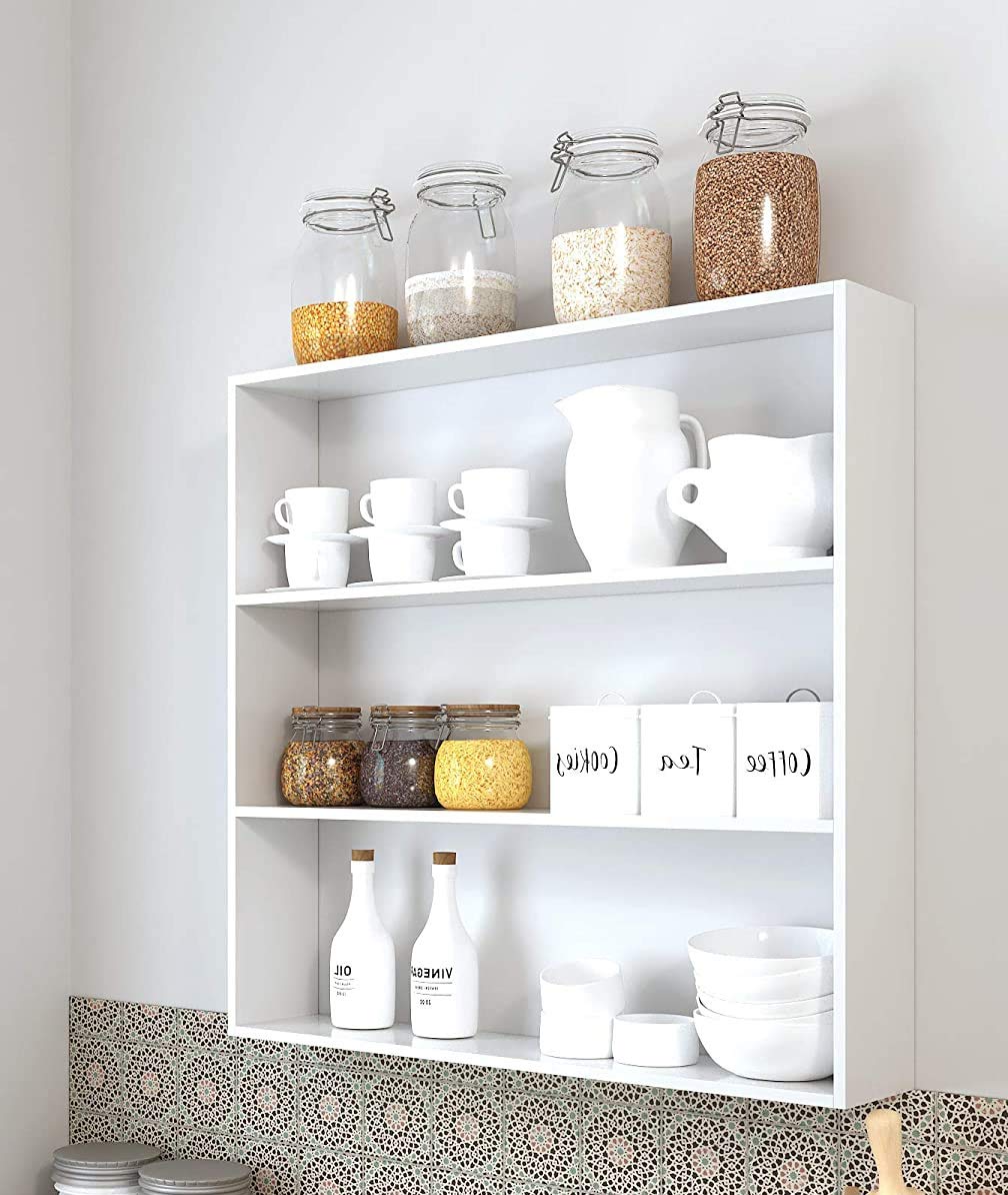 Picture of (Test Product) Furnisha Kitchen Shelf Racks - Wall-Mounted Spice Jar Racks For Efficient Kitchen Organization And Storage