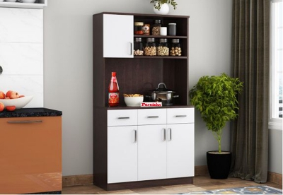 Picture of (Test Product) Furnisha Kitchen Cabinet / Kitchen Rack / Microwave Oven & Condiment Racks/ Kitchen Cabinet / Crockery Rack