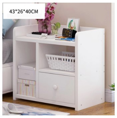 Picture of (Test Product)  Furnisha Dormitory bedside table with lockers drawers simple bed cabinet Side Table