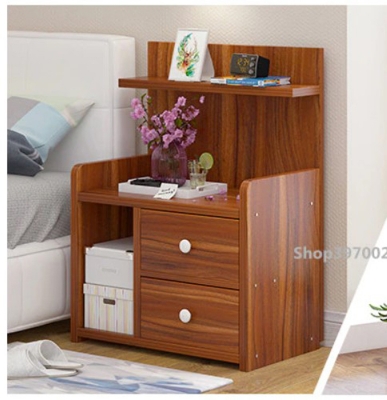 Picture of (Test Product) Furnisha Modern Bedside Table With Storage Salve &  locker Drawers - Side Table