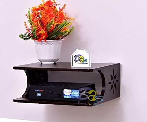 Picture of (Test Product)  Furnisha  Exclusively Designed Wall Shelf for Set Top Box/WiFi Router/tv Entertainment Unit, Wall Mount for Home Wall Shelf (Number of Shelves - 2)