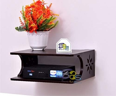Picture of (Test Product)  Furnisha  Exclusively Designed Wall Shelf for Set Top Box/WiFi Router/tv Entertainment Unit, Wall Mount for Home Wall Shelf (Number of Shelves - 2)
